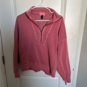 Universal Thread Women's V-Neck Pink pullover